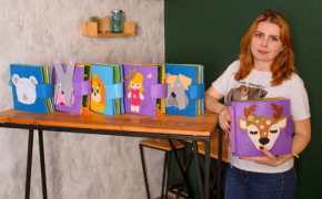 Cărțile educative din fetru devin o afacere de succes în Republica Moldova
